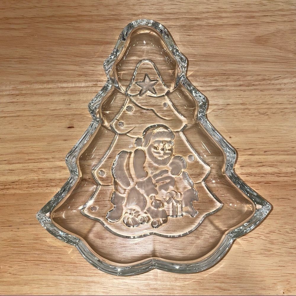 Gorham Crystal Tree Treat Dish - Picture 2 of 5